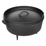 Factory Supply Outdoor Camping Cast Iron Dutch Oven Western-style Cast Iron Non-stick Pan