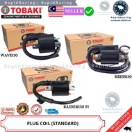 WAVE125<< TOBAKI STANDARD IGNITION PLUG COIL ORIGINAL [READY STOCK] STD ORI HONDA WAVE 125