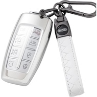 for Genesis Key Fob Cover with Keychain for Genesis G70 G80 G90 GV70 GV80 GV90