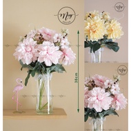 Artificial flowers, premium Dahlia flowers with 7 large flowers