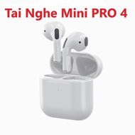Tai nghe Pro 4 Tai nghe không dây Tai nghe Mini thể thao Bass HIFI Âm thanh nổi Tai nghe giảm tiếng