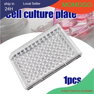 96-Well Flat Bottom Tissue Culture Plate with Lid Plastic Sterile Cell Culture Board for Lab Experim