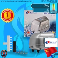 Resun LP20 / LP40 / LP60 / LP100 / LP200 / LP300 เครื่องศูนย์แท้ มีสติกเกอร์ประกันศูนย์ ปั๊มลม ออกซิ