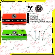 White Line Concrete Nails - Wall Nails - White Nails