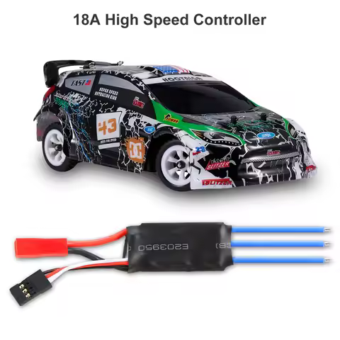 For WLtoys K989 18A ESC 2S Brushless ESC Electric Speed Controller Compatiable with Kyosho Tamiya 1/