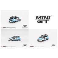 MINI GT LB-WORKS X ABAS WORKS ABARTH 595 BOX (1051) WHITE BLUE SEALED
