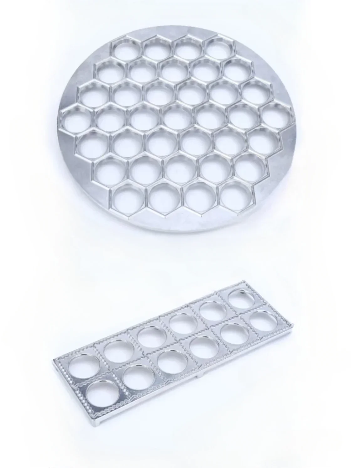 Ravioli แม่พิมพ์ Dumpling แม่พิมพ์ DIY Dumpling Maker Ravioli Maker แม่พิมพ์อลูมิเนียม Ravioli เครื่