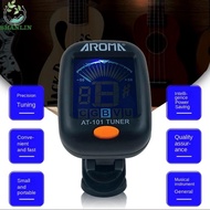 SHANLIN Acoustic Guitar Tuner, LCD Display Chromatic Electric Digital Tuner, Guitar Tuner Rotatable Rotatable Clip-On Universal Digital Guitar Tuner Acoustic Guitar