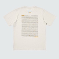 Uniqlo Peace For All Akamai Short Sleeve T-Shirt For Men and Women - Ivory