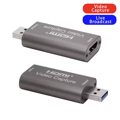4K Video Capture Card USB 3.0 USB2.0 HDMI-compatible Grabber Recorder for PS4 Game DVD Camcorder Cam