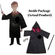 (ADULT/KIDS) Graduation Robe Potter Costume Harry Cosplay Wizard Robe Potter Robe Baju Harry Cosplay