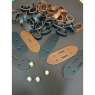 Belt Loop Kulit Premium & Belt Connector — Gaya Maskulin, Tahan Lasak!