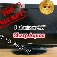 Bisa Faktur ! Polarizer 32 Inch Sharp Aquos Polaris 32 In Lcd Tv Sharp