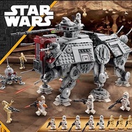 Compatible with Lego 75337 Star Wars Series AT-TE Walker Children Boys Educational Assembling Buildi