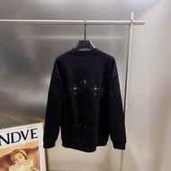 F5WW Chrome Hearts Autumn Winter Cross Metal Hot Diamond Round Neck Sweatshirt Men Women Style