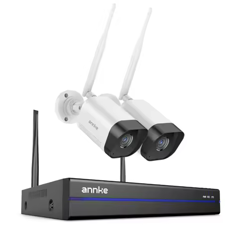 Annke 8MP Wireless CCTV System 16CH NVR Video Surveillance Kit Two Way Audio 4K poe camera 2/4/6/8 P