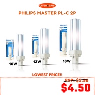 [LOWEST PRICE] PHILIPS MASTER PL-C/PLC 2 Pin 10W/13W/18W 865/840/827 Light G24D Head