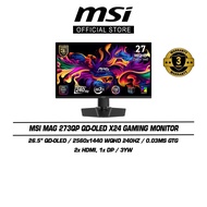 MSI MAG 273QP QD-OLED X24 Gaming Monitor (26.5" | WQHD | 240Hz | QD-OLED | 3Y)