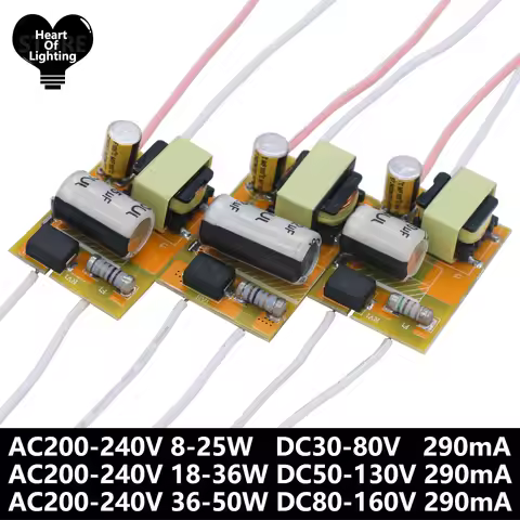 8-25W 18-36W 36-50W LED Driver DC30-80V DC50-130V DC80-160V High Voltage Non Isolated Power Supply A