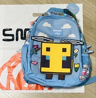 Minecraft Junior backpack Smiggle 🇦🇺 Australia🩷 back to school 🏫 我的世界💚背囊🔥書包✏️最新款粉藍色⭐️背包🎒適合幼稚園升小學🎉升小銜