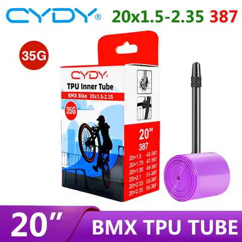 35g CYDY TPU Bike Inner Tube 20" 387 20x1.5 1.75 1.95 2.1 2.25 2.35 Valve length 45mm BMX Camera Bic