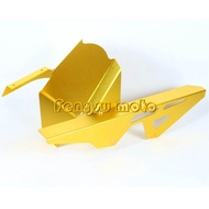 Modified Sandboard Rear Mudguard with Chain Cover for QJ 350 400 Motorcycle Decorative Protection Me