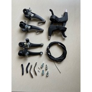 V-Brake bicycle brakes complete set