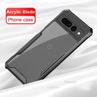 Acrylic Clear Pixel8 Casing For Google Pixel 8 7 Pro A 7Pro 8Pro 8a 7a 6a Pixel7Pro Pixel7A Pixel8Pr