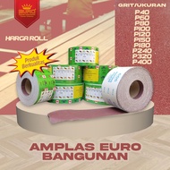 Euro Building Sandpaper Roll 50 meter complete grit price 1 roll