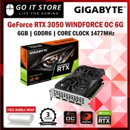 Gigabyte GeForce RTX 3050 WINDFORCE OC 6G 6GB Graphic Card (GV-N3050WF2OC-6GD) RTX3050