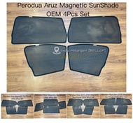 Perodua Aruz Alza Myvi Lagi Best New Myvi 2017 Axia Fully Magnetic Sun Shade Car Side Window Net OEM
