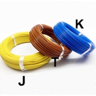 (K,J,T,E) Thermocouple JIS Wire teflon & fibreglass, 2*0.3/0.5mm compensation Thermocouple Wire