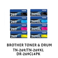 [ORIGINAL] Brother Toner TN-269 TN 269 TN-269XL TN 269XL Black Cyan Magenta Yellow Drum Unit DR-269 