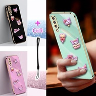 For Samsung Galaxy A50 A50S A30S Phone Case Gilding Soft Shell With DIY 3D Cute Bright Surface Accessory