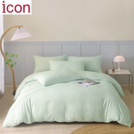 Icon Ecolinen 980 Thread Count Fitted Sheet / Bedsheet Set / Bedset - Hilden