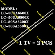SHARP 50" LED LC-50UA6500X LC-50UA6800X LC-50SA5200X LC-50SA5500X TV BACKLIGHT LC-50UA6500 LC-50UA68
