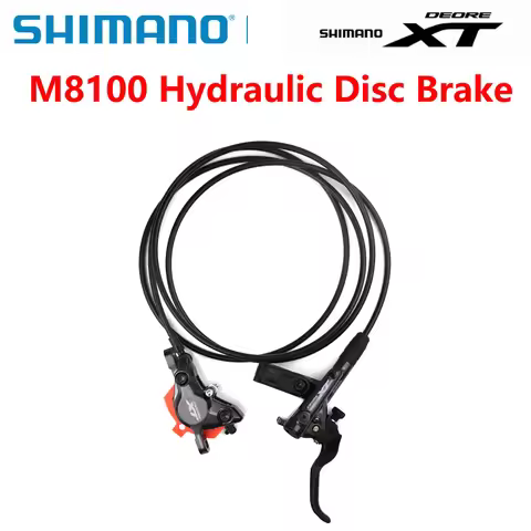 SHIMANO DEORE XT M8100 Hydraulic Disc Brake Left or Right 2000mm Parts MTB Mountain Bike 2 Piston Br