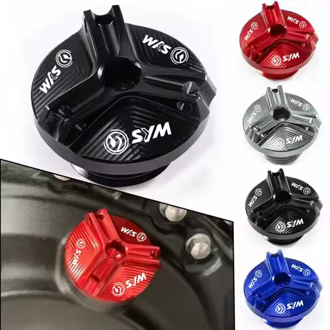 Motorcycle CNC Engine Oil Plug Cover For SYM CRUISYM 300 GTS300i RV250 EVO250I MAXSYM 400 T2 T3 JOYM