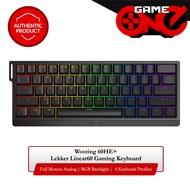 Wooting 60HE+ Lekker Linear60 RGB Gaming Keyboard - Black