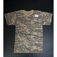 (Size L) Chest 19 Length 28.5 Authentic US Army Navy Air Force USMC Camouflage T-Shirt Military Prin