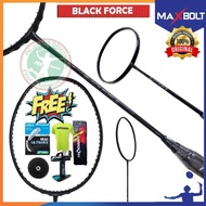 ORIGINAL Maxbolt Black Force Raket Badminton Original
