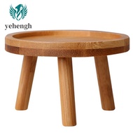 Wooden Plant Stand Flower Pot Base Holder Round for Indoor Outdoor