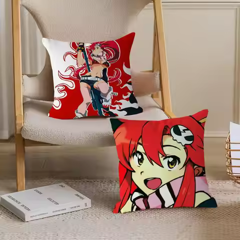 Y-Yoko Littner Anime Pillow Gift Home Office Decoration Pillow Bedroom Sofa Car Cushion CoverPillow