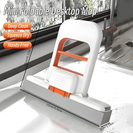 Mini Foldable Portable Sponge Mop, Wet & Dry Cleaning System Tool Mop Lantai Mop Lantai Heavy Duty