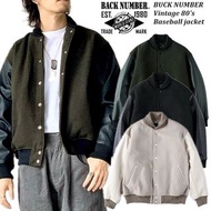 日本預訂 back number vintage 90’s baseball jacket拼皮 棒球外套