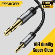 Essager Adapter audio 3.5MM to 6.5MM 0.5m/1.2m/2m/3m/5m