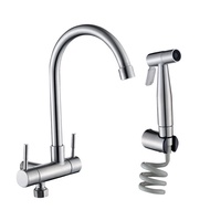 MESIN Swan faucet stainless steel branch 30417 - kitchen water faucet stainless steel double branch 