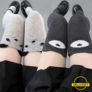 [3-5 Days Arrive]1/2/3pairs Winter Over-the-Knee Socks Elastic Thigh High with Cartoon Cat Panda, JK