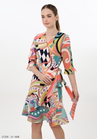 VERONIQA Dress VE-D1608 ชีฟอง โดบี้ แขนยาว IGPU25-8