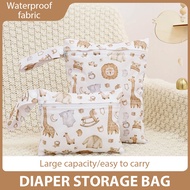 3pcs/Set Waterproof Wet Bag Nappy Diaper Bag Reusable Maternity Storage Bag Stroller Nappy Pouch